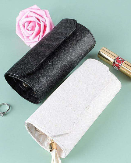 Elegant Portable Jewelry Organizer with Long Strip Design