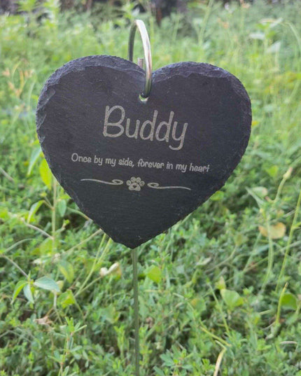 Customizable Stainless Steel Garden Memory Plaque - Stylish Outdoor Commemoration Piece