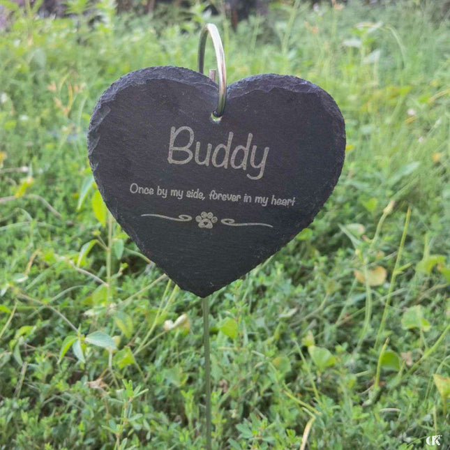 Customizable Stainless Steel Garden Memory Plaque - Stylish Outdoor Commemoration Piece