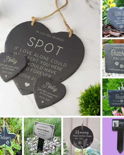 Customizable Stainless Steel Garden Memory Plaque - Stylish Outdoor Commemoration Piece