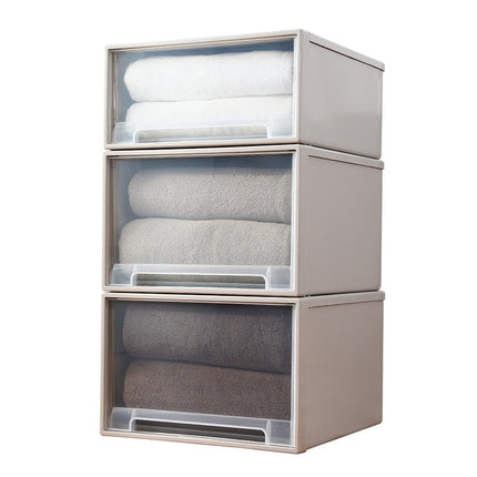Stackable Transparent Quilt Storage Drawer - Closet Organizer