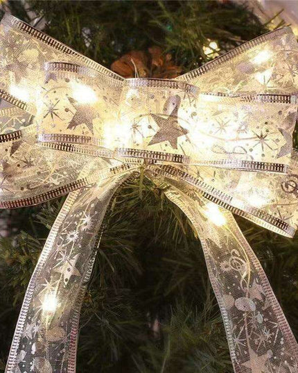 Magical Silk Ribbon Fairy Lights: Illuminate Your Christmas Wonderland