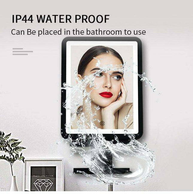 Ultimate Men's LED Grooming Mirror - Style and Precision Anywhere