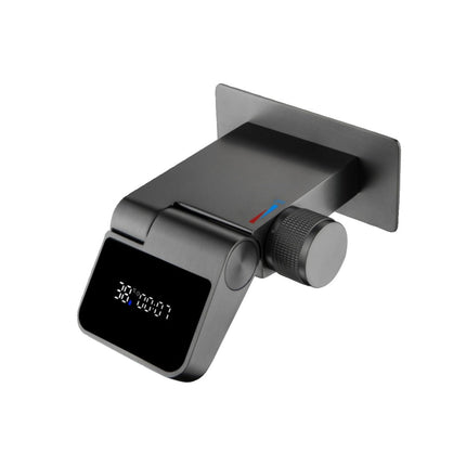 Concealed Wall-Mounted Waterfall Faucet - Full Copper, Digital
