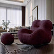 Purple wool roll