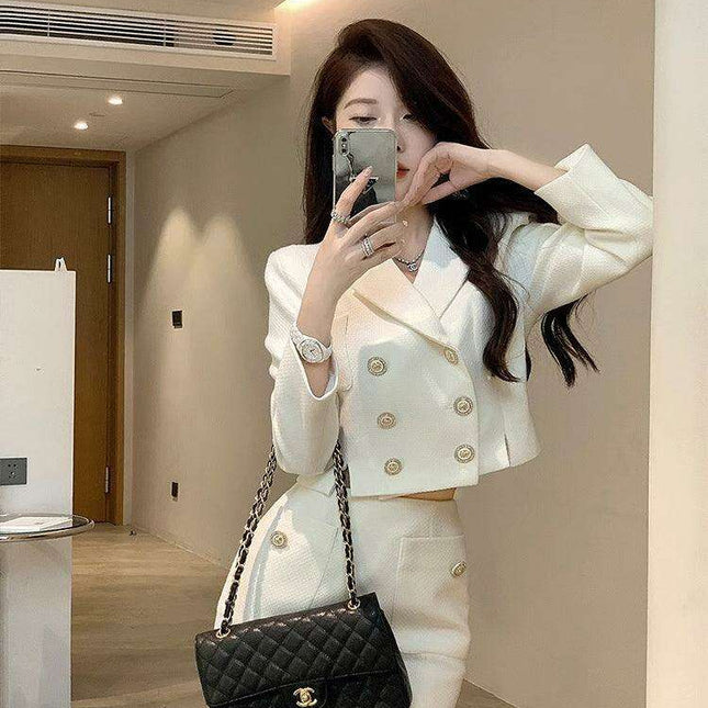 Elegant French Style Double Set - Fashionable Women’s Ensemble