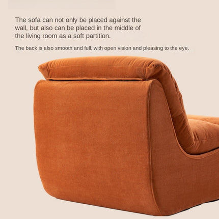 Vacuum-Compressed Lazy Sofa Chair - Washable, Space-Saving