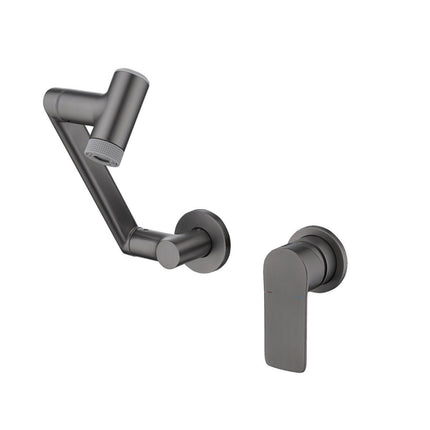 Pre-order Modern Wall-Mounted Bathroom Faucet with Temperature Display
