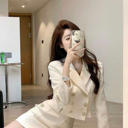 Elegant French Style Double Set - Fashionable Women’s Ensemble