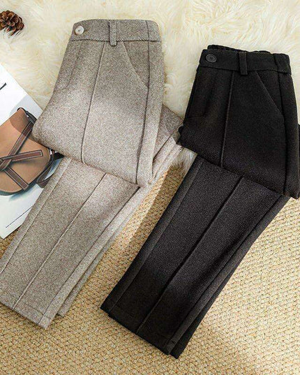 Cozy Chic Women's Velvet Harem Pants for Winter