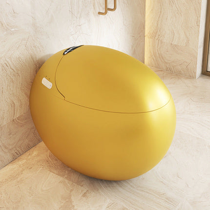 Luxury Orange Smart Toilet | Modern Design & Heated Seat