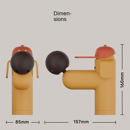 Creative Big Nose Dog Faucet – Cute Hot & Cold Mixer Tap
