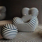 Black and white stripes