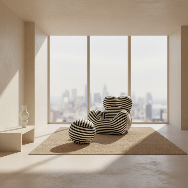 Nordic Luxury Hug Chair - Cozy Compressed Single Sofa