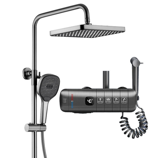 Deluxe Shower System - Digital Display & Piano Button Design