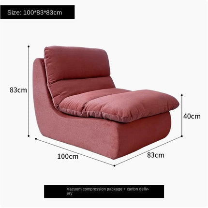 Vacuum-Compressed Lazy Sofa Chair - Washable, Space-Saving