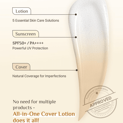 OBgE Natural Cover Lotion SPF50+ PA++++ 50g - Très Elite