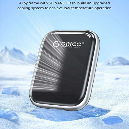 ORICO Beetle 2TB Portable SSD - Ultra-Fast Data Transfer for MacBooks, Laptops, and More - Très Elite