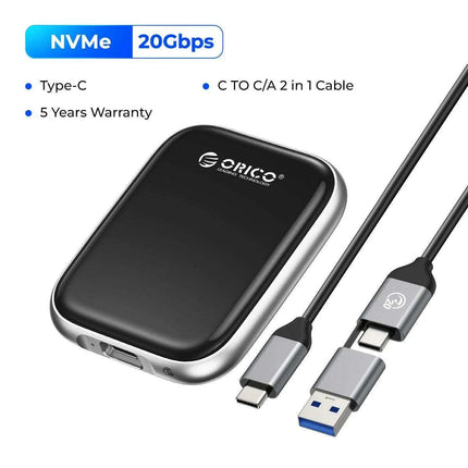 ORICO Beetle 2TB Portable SSD - Ultra-Fast Data Transfer for MacBooks, Laptops, and More - Très Elite