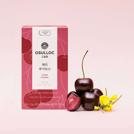 OSULLOC Cherry Rooibos Tea (20 count) - Très Elite