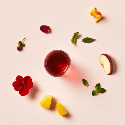 OSULLOC Hibiscus Sunshine Tea Bags 10 Count Floral Fruity Herbal Blend - Très Elite