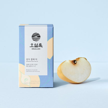 Osulloc Honey Pear Tea 20 Count Box Aromatic Fruit Infusion - Très Elite