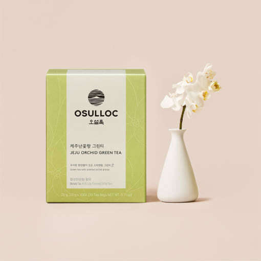 OSULLOC Jeju Orchid Green Tea (10 count)..