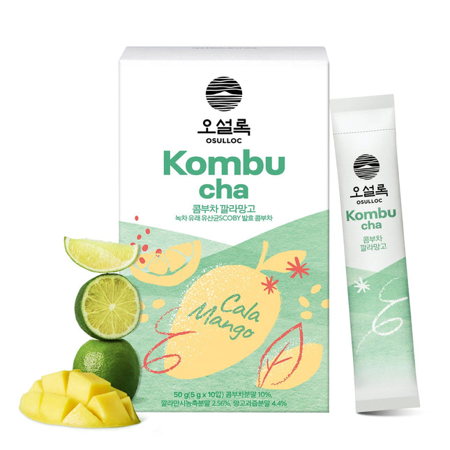 Osulloc Calamango Kombucha 10 Sticks Sparkling Fermented Tea - Très Elite