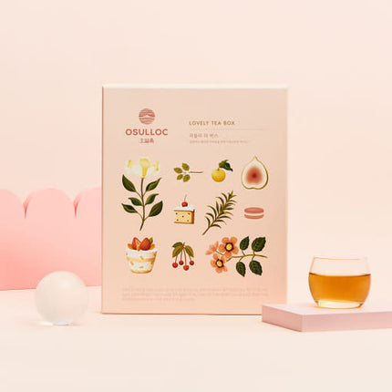 Osulloc Lovely Tea Gift Box Set 12 Count 4 Flavors - Très Elite