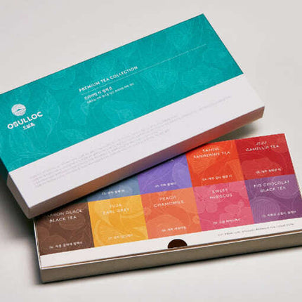 OSULLOC Premium Tea Collection (40 count, 10 flavors X 4ea) - Très Elite
