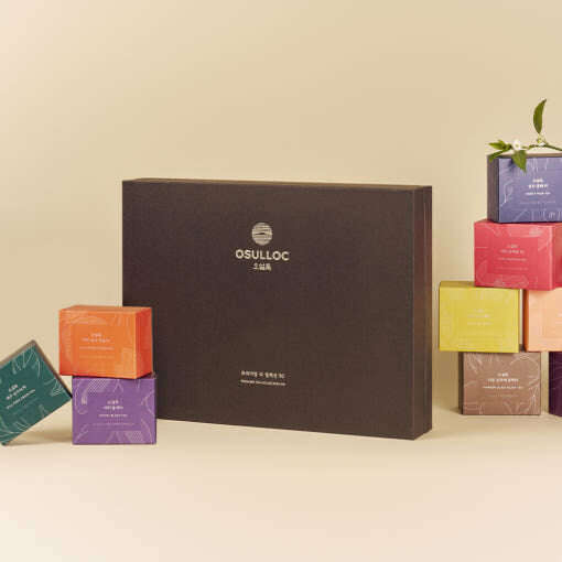 OSULLOC Premium Tea Collection 90 Gift Set (90 count, 9 flavors X 10ea)- Très Elite- Très Elite