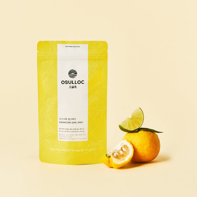 Osulloc Signature Earl Grey With Citrusy Yuzu And Creamy Vanilla Tea Bags - Très Elite