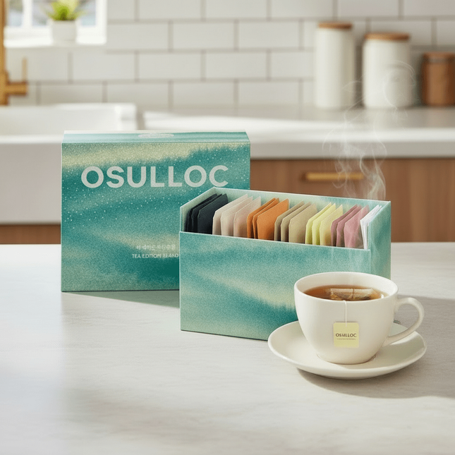 OSULLOC Tea Edition Island Gift Set (18 count, 6 flavors X 3ea)..