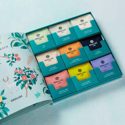 OSULLOC Tea Garden Gift Box Set (27 count, 9 flavors X 3ea) - Très Elite