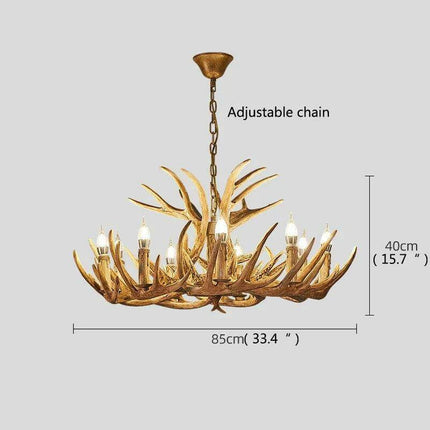 OUTELA Elegant Nordic LED Chandelier for Stylish Dining and Hallway Lighting- Très Elite- Très Elite