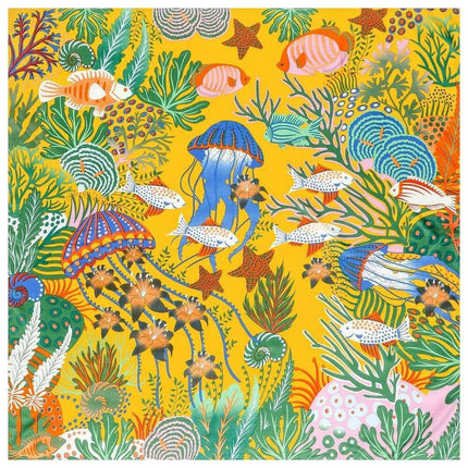 Oceanic Charm Twill Silk Scarf – 130cm Fashion Accessory for Elegant Women - Très Elite
