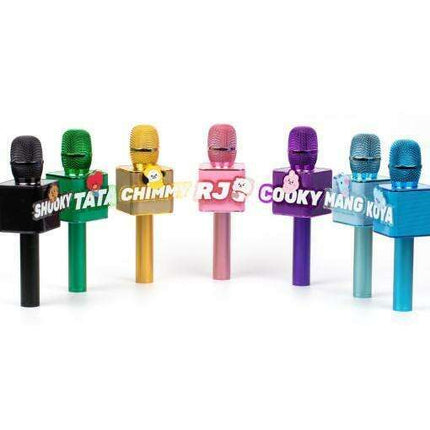 On-the-Go BT21 Baby Bluetooth Karaoke Microphone: Your Portable Singing Companion - Très Elite