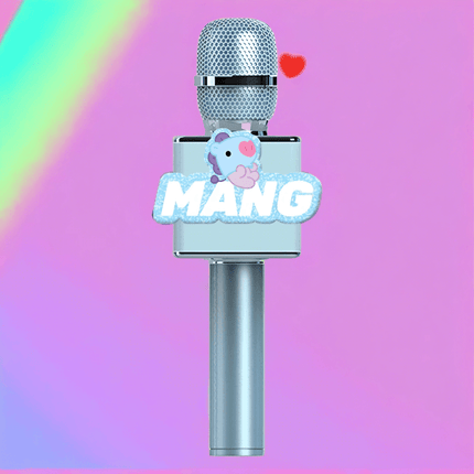 On-the-Go BT21 Baby Bluetooth Karaoke Microphone: Your Portable Singing Companion - Très Elite
