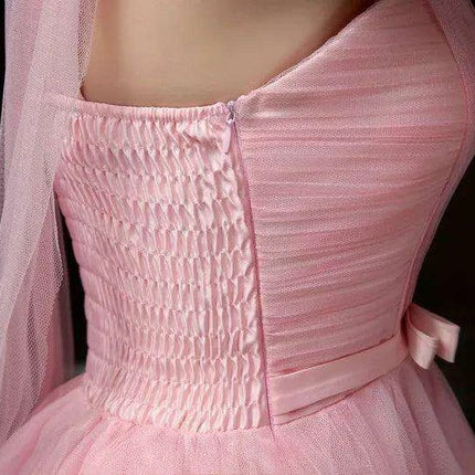 One-Shoulder Mesh Cocktail Dress for Bridesmaids and Special Occasions - Très Elite