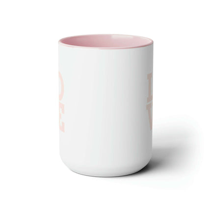 Opulent Enigma LOVE Ceramic Coffee Mugs Set - Luxurious 15oz Cups for Coffee Aficionados - Très Elite