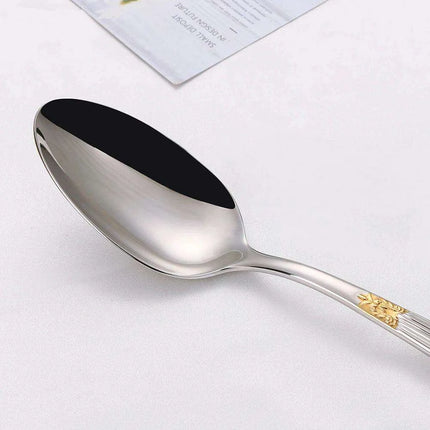 Opulent Gold-Plated Stainless Steel Cutlery Set - Très Elite