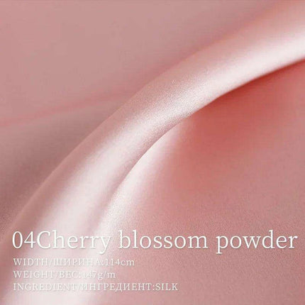 Opulent Red Raspberry 30 Momme Heavy Satin Silk Fabric for Sophisticated Dressmaking and Couture Creations..