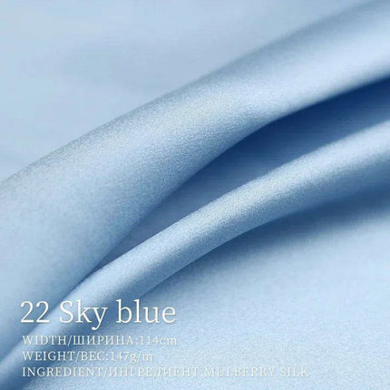 Opulent Red Raspberry 30 Momme Heavy Satin Silk Fabric for Sophisticated Dressmaking and Couture Creations.