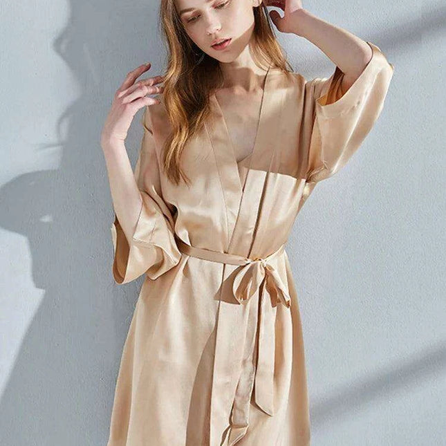 Opulent Silk Nightwear Set for Women - 16 Momme Luxurious Sleepwear Collection