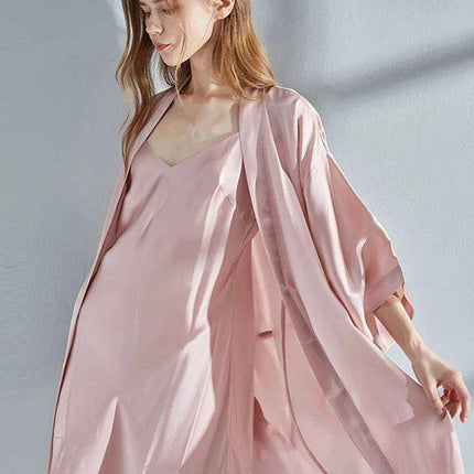 Opulent Silk Nightwear Set for Women - 16 Momme Luxurious Sleepwear Collection..