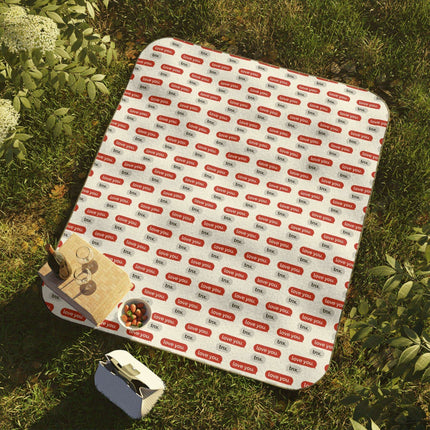Opulent Valentine Mink-Poly Outdoor Picnic Blanket- Très Elite- Très Elite