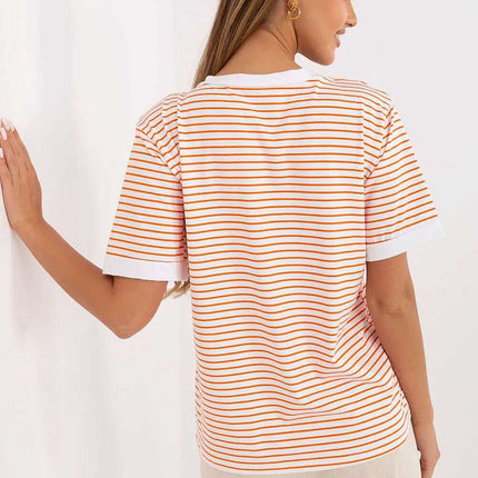 Orange Blouse 213270 For Women Casual Everyday Wear - Très Elite