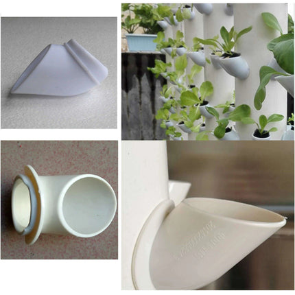 Organic Hydroponic Vegetable Cultivation Kit - 50 Pack with Mesh Pots & Included Drill Bit..