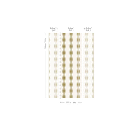 Wallcolors Tapeta Ornament Line Clay - Elegant Design, Easy Applicatio