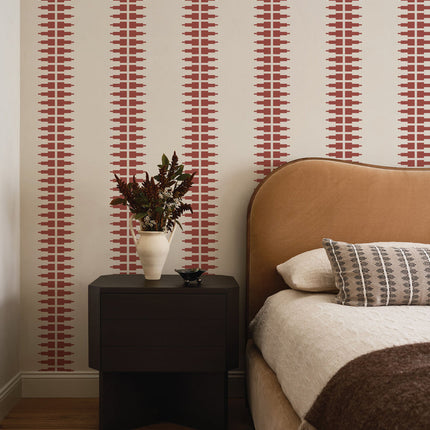 Wallcolors Tapeta Ornament Line Clay - Elegant Design, Easy Applicatio